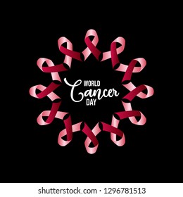 World Cancer Day Vector Template Design Illustration