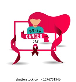 World Cancer Day Vector Template Design Illustration
