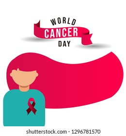 World Cancer Day Vector Template Design Illustration