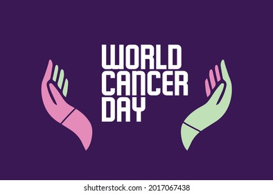 World Cancer Day vector template