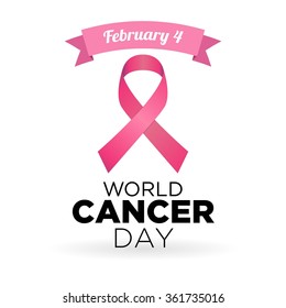 World cancer day vector template