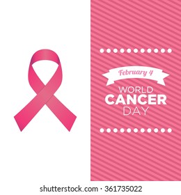 World cancer day vector template