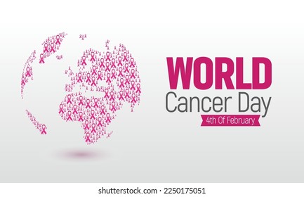 World cancer day.vector illustration design