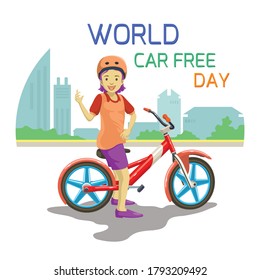 Día Mundial Libre de Coches. ¡Vamos a andar en bicicleta!