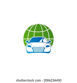 Design-Konzepte für das Logo von World Car, Vektorvorlage, Creative Car-Logo