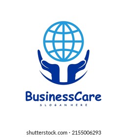 World Care logo design vector. Icon Symbol. Template Illustration