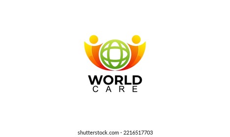 World Care vector and Logo design Template
