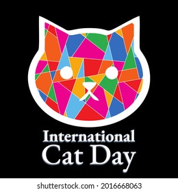 World Cat Day - Vector Illustration