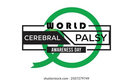 World Cerebral Palsy Awareness Day is observed every year on October. Medical Healthcare Awareness concept. background, placard, banner template Vector illustration design.