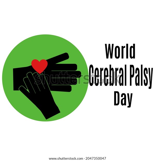 World Cerebral Palsy Day Idea Poster Stock Vector (Royalty Free) 2047350047