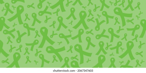 World Cerebral Palsy day on october 6. Cerebral palsy (CP) is a posture and movement disorder caused by damage to the brain (baby or childeren). Vector icon, pictogram or logo. Green ribbon.