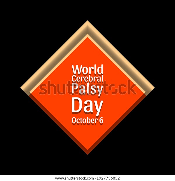 World Cerebral Palsy Day Suitable Greeting Stock Vector (Royalty Free