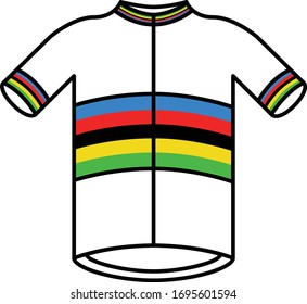 World Champion Cycling Jersey Top