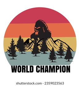 WORLD CHAMPION with patches for t-shirts and other uses