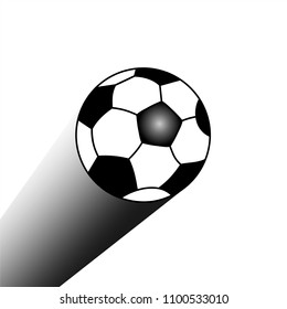 World championship football cup 2018. Vector graphic background or icon.