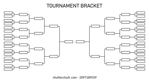 Corchete del campeonato mundial. Plantilla de infografía de viaje vacía.