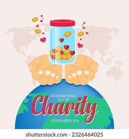 World Charity Day is a global observance dedicated to promoting and encouraging acts of charity and philanthropy.