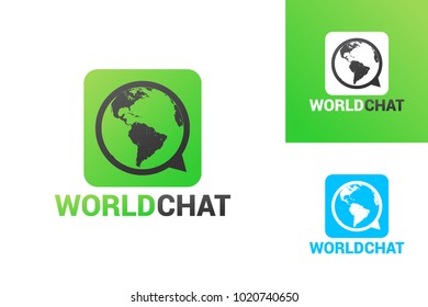 World Chat Logo Images Stock Photos Vectors Shutterstock