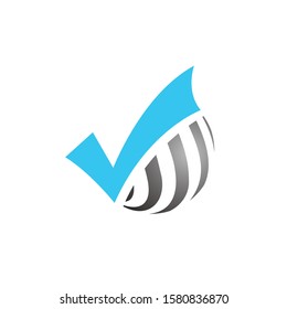 World Check logo design template. Financial business logo template. business check icon illustration design.	