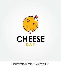 Ilustración de diseño de vectores del Día Mundial del Queso