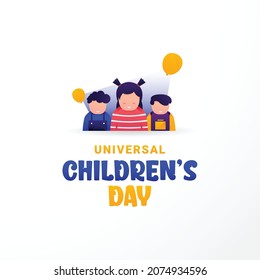 World Children Day Design Background For Greeting Moment