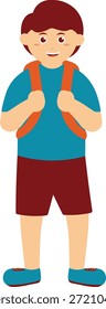 Ilustración del Día Mundial del Niño. Personaje de dibujos animados de Vector