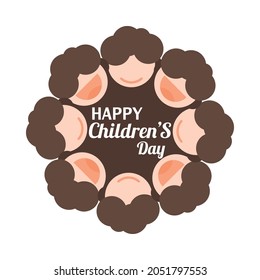 World Children's Day Vector Illustration. great for greeting card, logo 

and icon