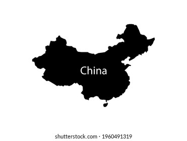 World China map illustration. Vector picture. China map.