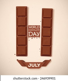 World Chocolate Day, 11 July, eps 10