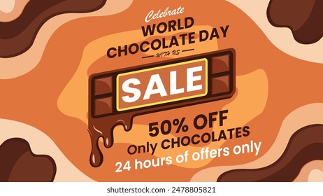 world chocolate day ad post banner