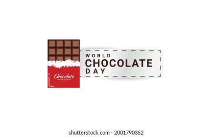 world chocolate day background, suitable for posters, social media posts, and others