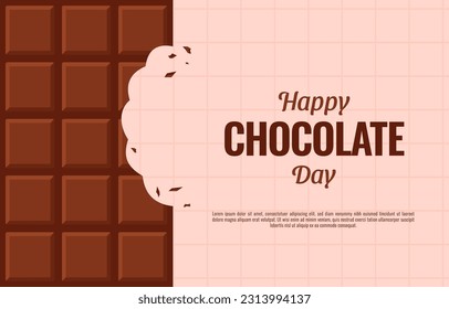 World Chocolate Day Background Template