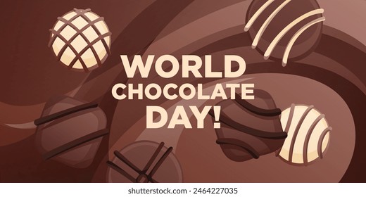 Día Mundial del Chocolate Poste de Anuncio