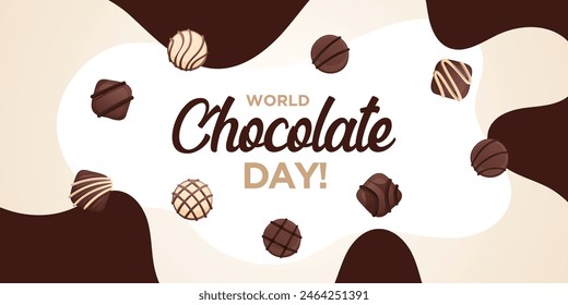 Día Mundial del Chocolate Poste de Anuncio