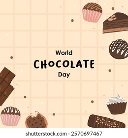 World Chocolate Day Banner Template