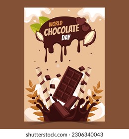 World Chocolate Day Celebration Poster