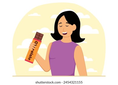 World Chocolate Day Flat Design