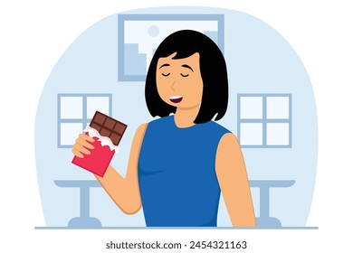World Chocolate Day Flat Design