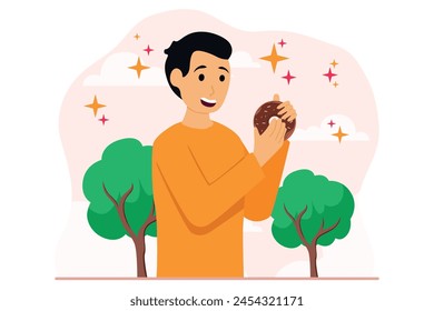 Día Mundial del Chocolate Diseño plano