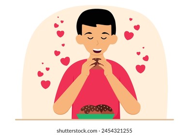 World Chocolate Day Flat Design