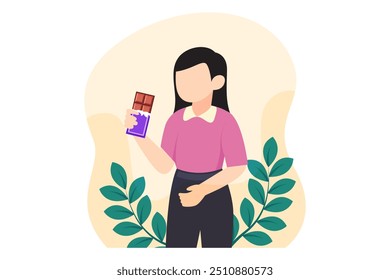 World Chocolate Day Flat Design Illustration