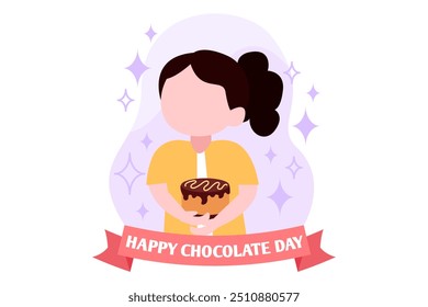 World Chocolate Day Flat Design Illustration