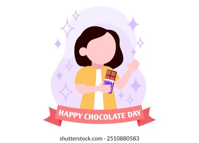 World Chocolate Day Flat Design Illustration