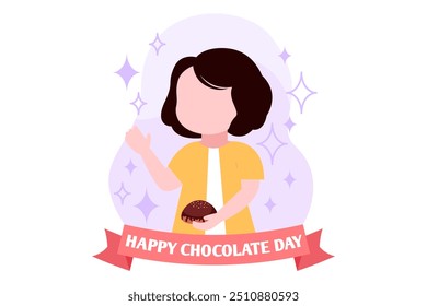 World Chocolate Day Flat Design Illustration