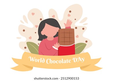 World Chocolate Day Flat Design Illustration