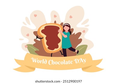 World Chocolate Day Flat Design Illustration