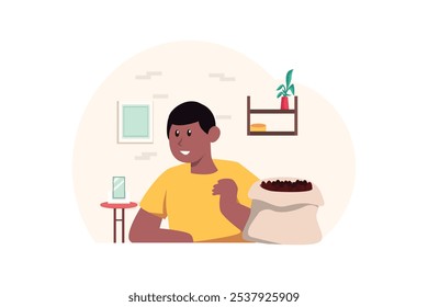 World Chocolate Day Flat Design Illustration