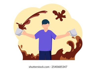 World Chocolate Day Flat Design Illustration