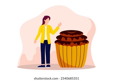 World Chocolate Day Flat Design Illustration