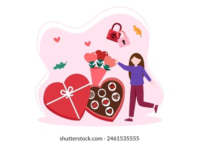 World Chocolate Day Flat Illustration Design